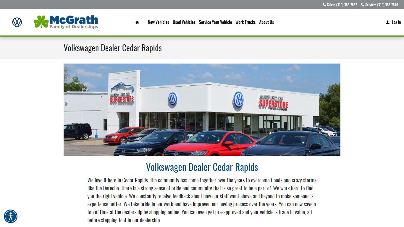 Volkswagen Dealer Cedar Rapids | McGrath Auto